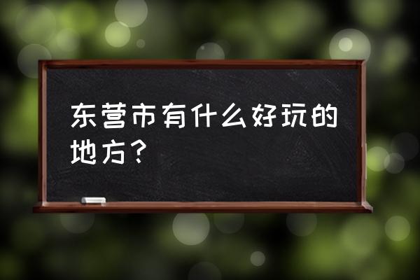 东营花儿胡同好玩吗 东营市有什么好玩的地方？