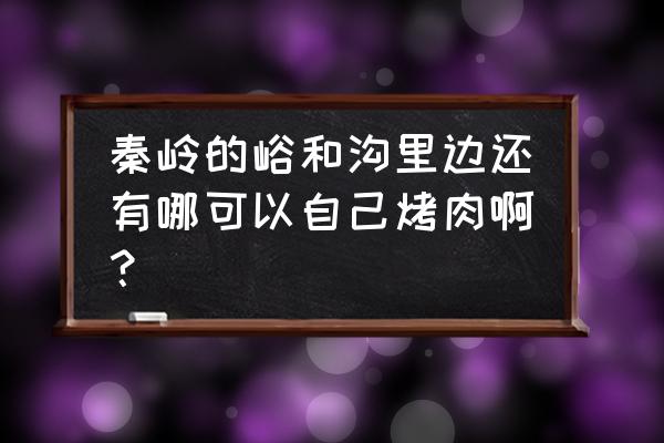 转盘入口直接左转没绕行怎样处罚 秦岭的峪和沟里边还有哪可以自己烤肉啊？