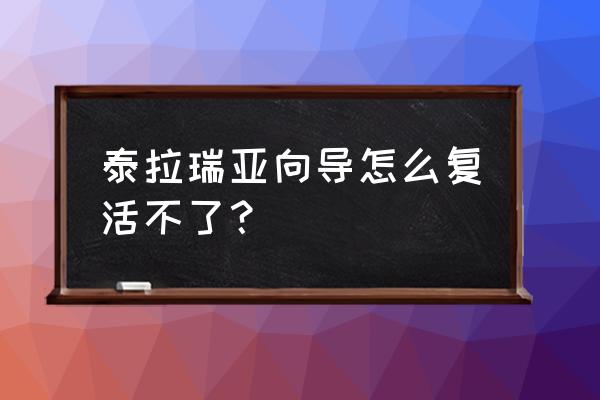 泰拉瑞亚旅途模式复制有上限吗 泰拉瑞亚向导怎么复活不了？